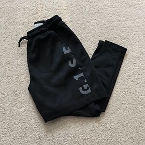 Zara Boys Black Drawstring Joggers with Leggings